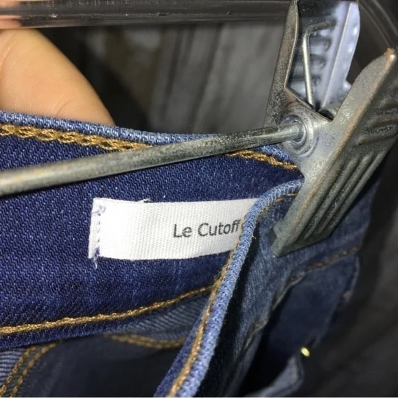 NWT FRAME Le Cutoff Light Distressed Cutoff Shorts - Picture 5 of 7